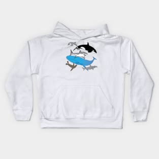 Marine life, wildlife gifts, Sealife Bliss Kids Hoodie